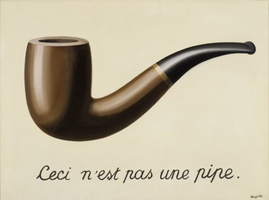 Cuadro. La traición de las imágenes de René Magritte