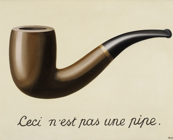 Cuadro. La traición de las imágenes de René Magritte