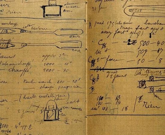 Cuaderno de Marie Curie